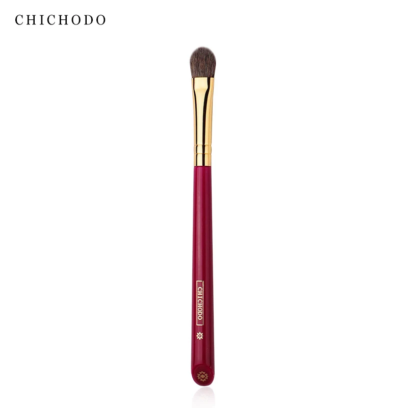 CHICHODO Luxury Makeup Brush  Large EyeShadow Brush High Quality Soft Natural Animal Hair Brush -Red Rose Series 017