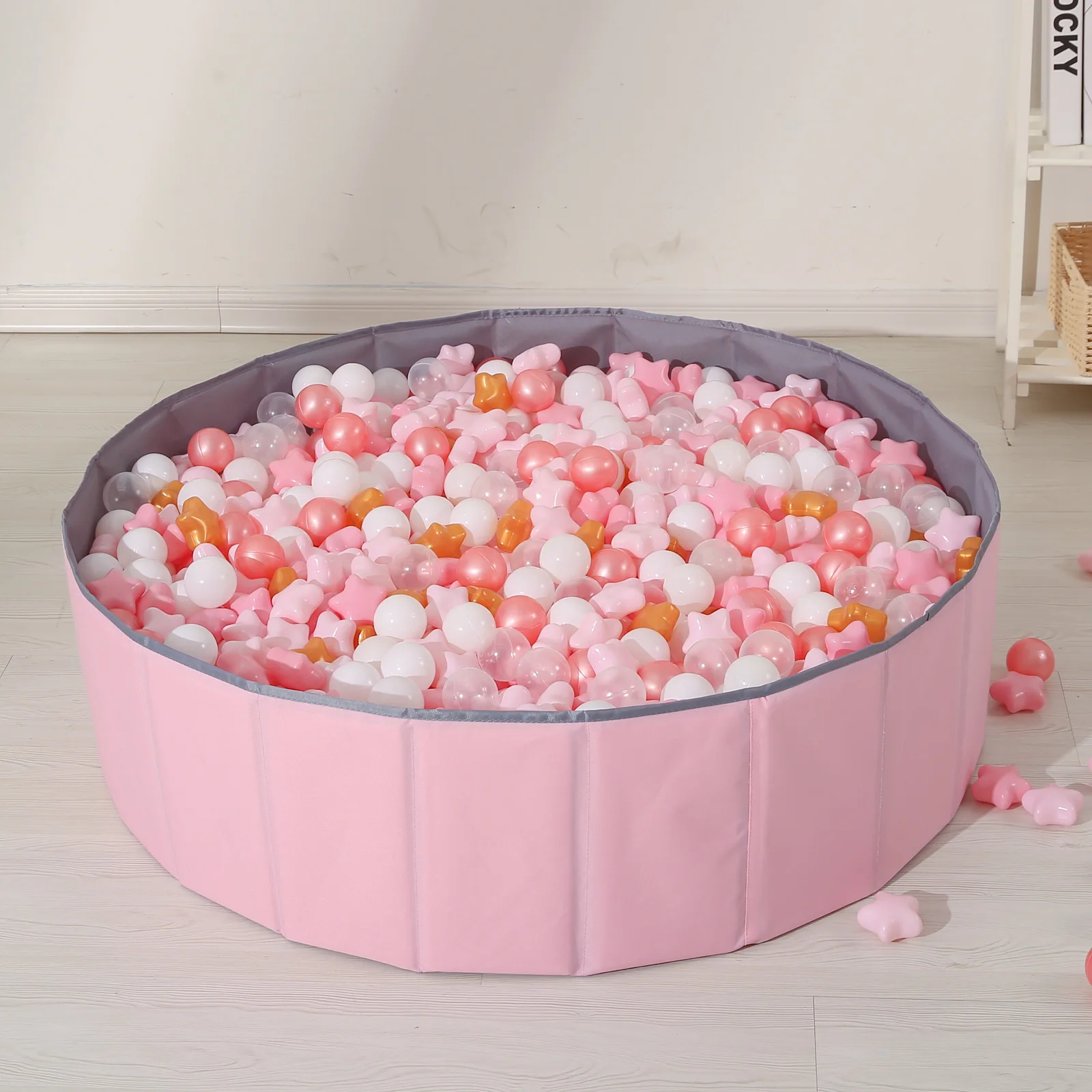 حفرة كروية دائرية قابلة للطي مقاس 100 سم للاستخدام الداخلي والخارجي معدات اللعب المحمولة للأطفال