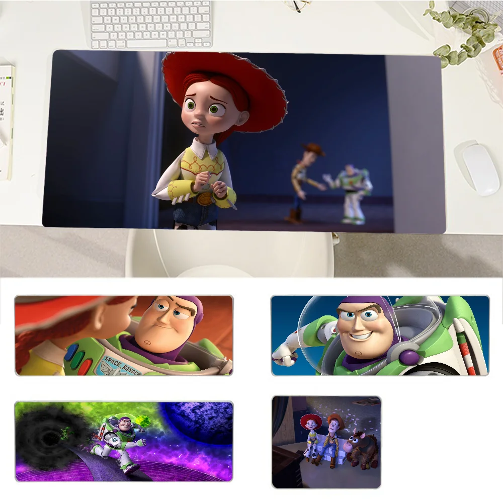 Disney Buzz Lightyear Mousepad Beautiful large gaming mousepad L XL XXL gamer mouse pad Size for Game Keyboard Pad for Gamer