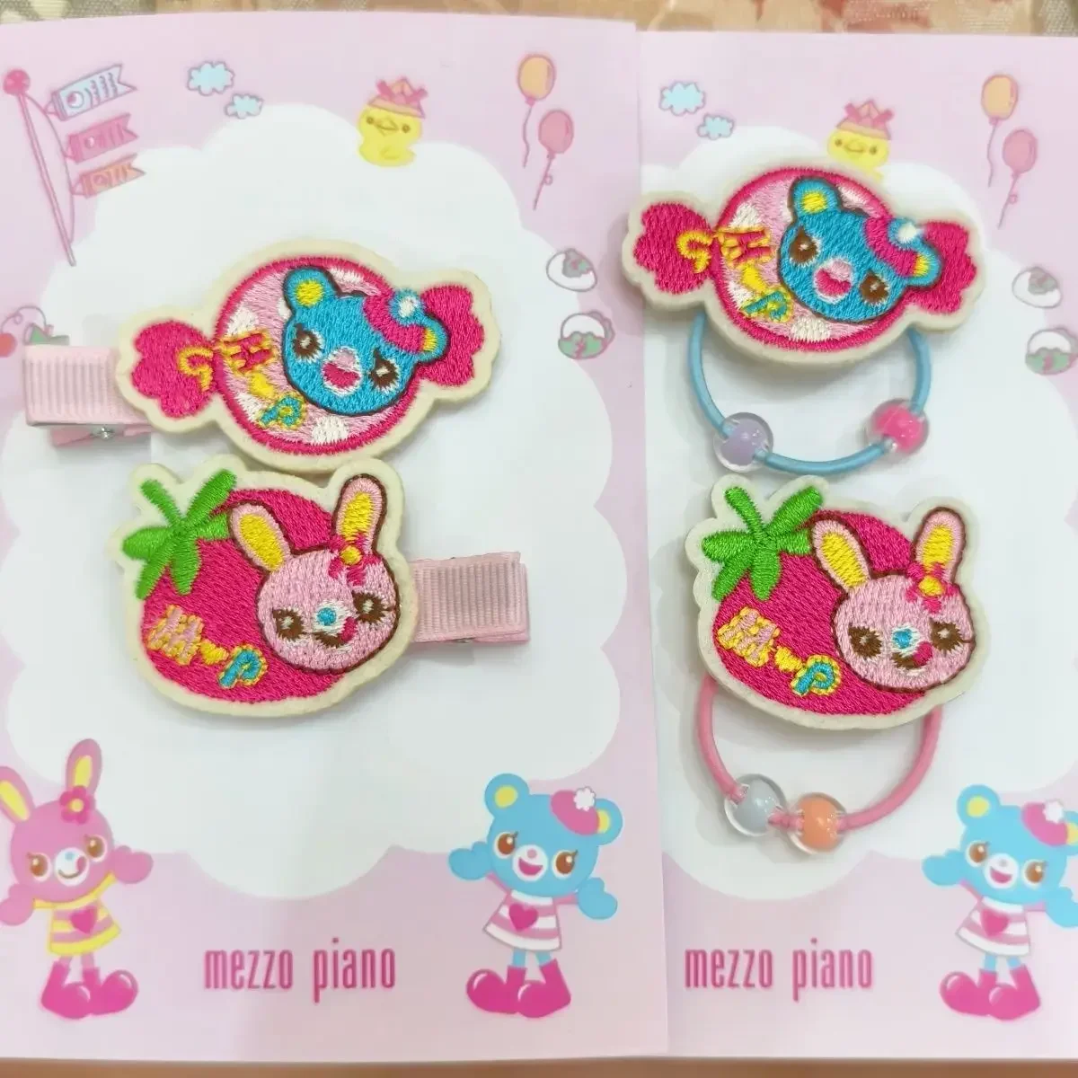 Japanese Cute Cartoon Hair Accessories Hair Fringe Hair Pins and Clips Hairbows Y2k Sweet Headwear Accesorios Para El Cabello