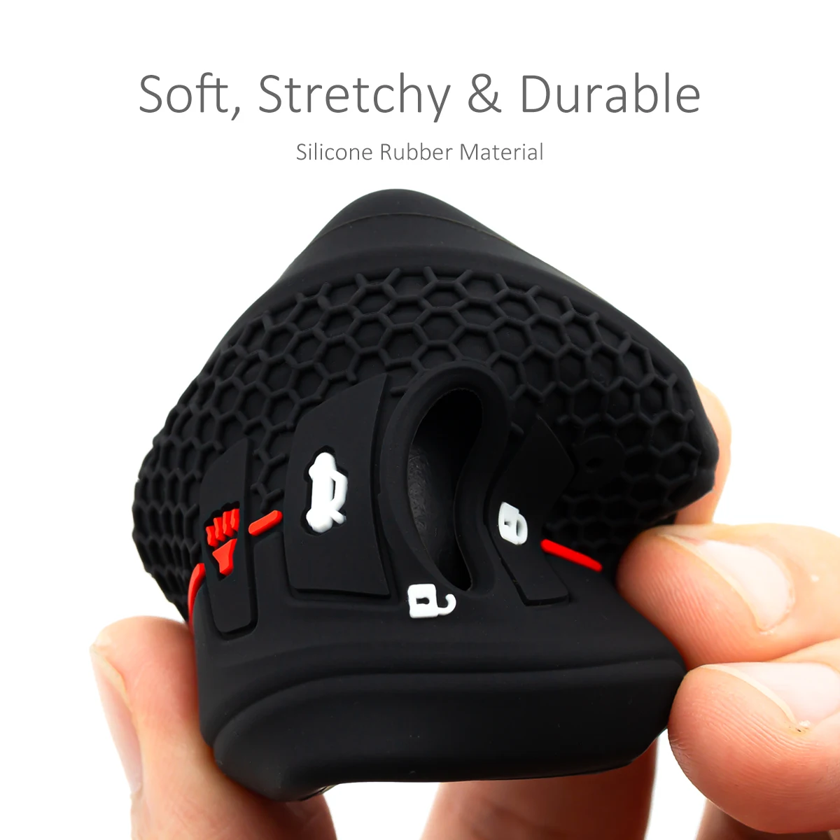 2x Silicone Car Key Fob Cover Case Holder Keychain For Subaru Forester Impreza Crosstrek Outback XV Ascent Legacy BRZ WRX GR86 view 6