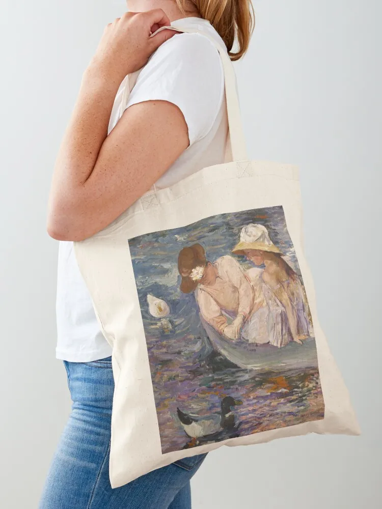 

Mary Cassatt - Summertime Tote Bag shopping cart bags Women's shopping bag Women's tote bag eco pack