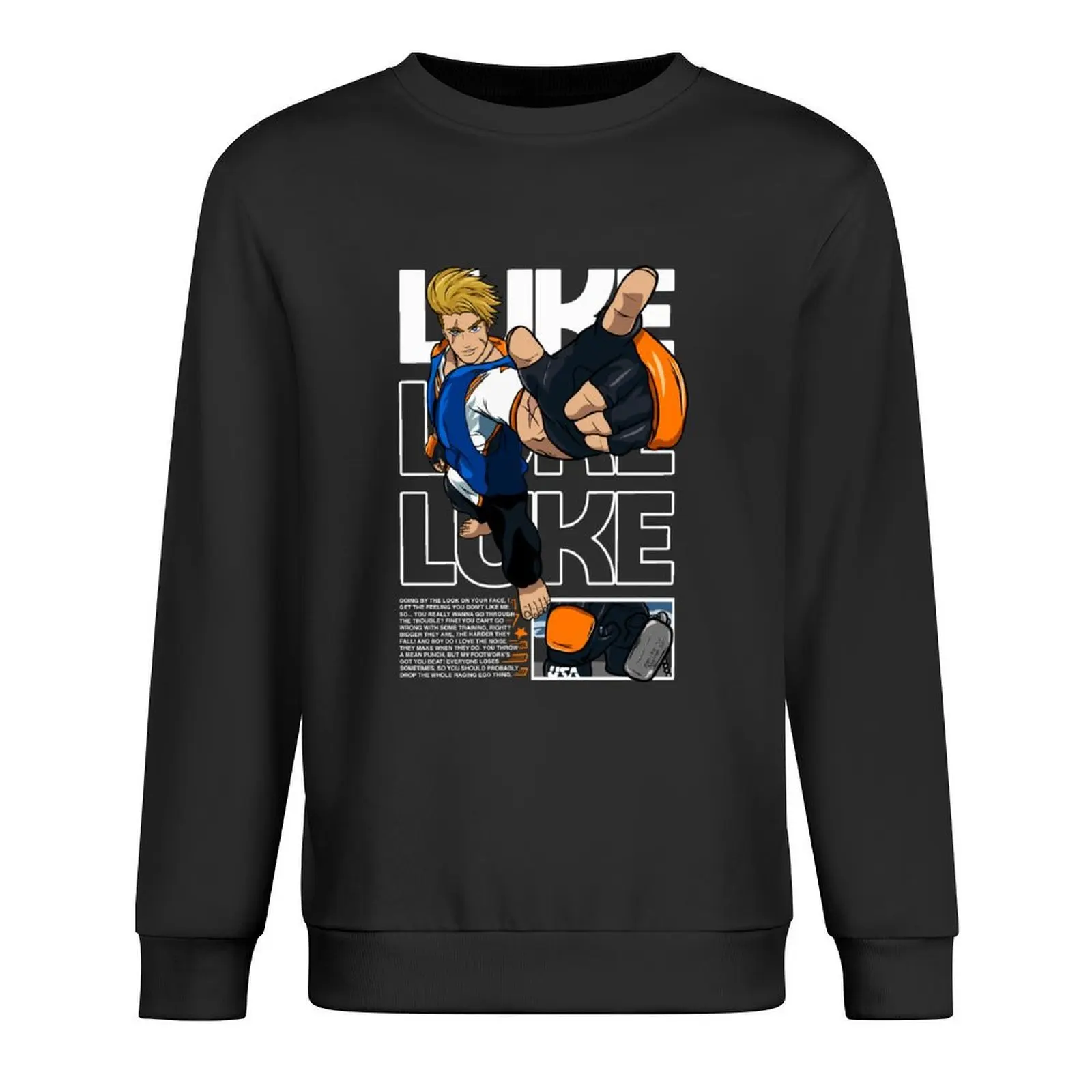 

Luke Pullover men's sweat-shirt set fashion men men wear japanese style oversize sweatshirt