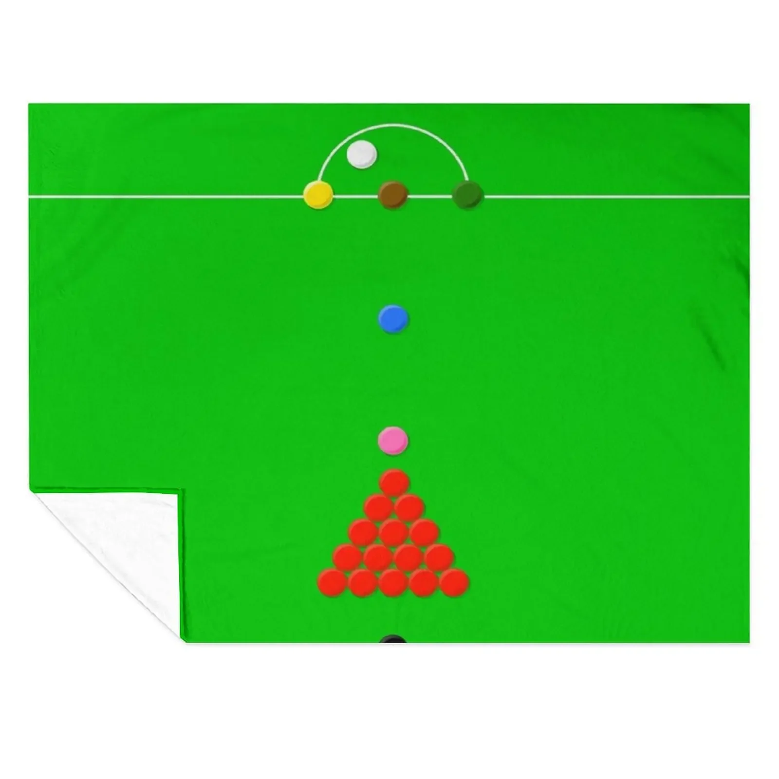 

Snooker Table Graphic Print Throw Blanket Beautifuls Sofa Throw Picnic Camping Blankets