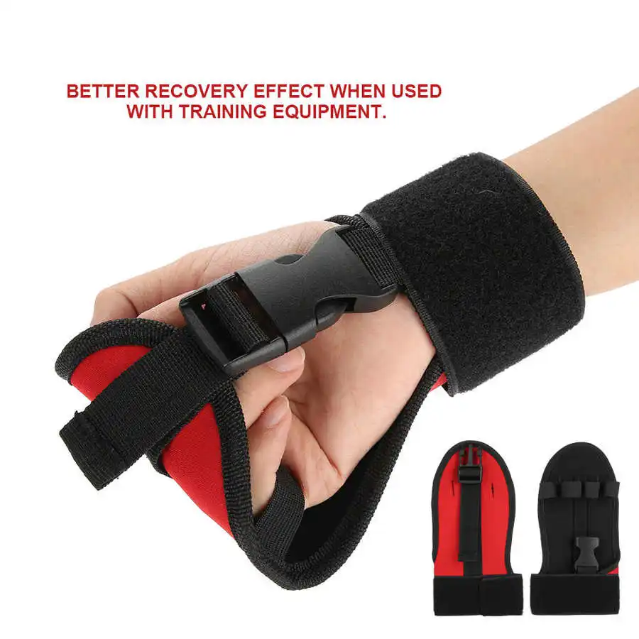 Rehabilitation Finger Gloves Brace Breathable Anti Slip Auxiliary Fixed Hand Fist Stroke Hemiplegia Patient Training Pain Relief