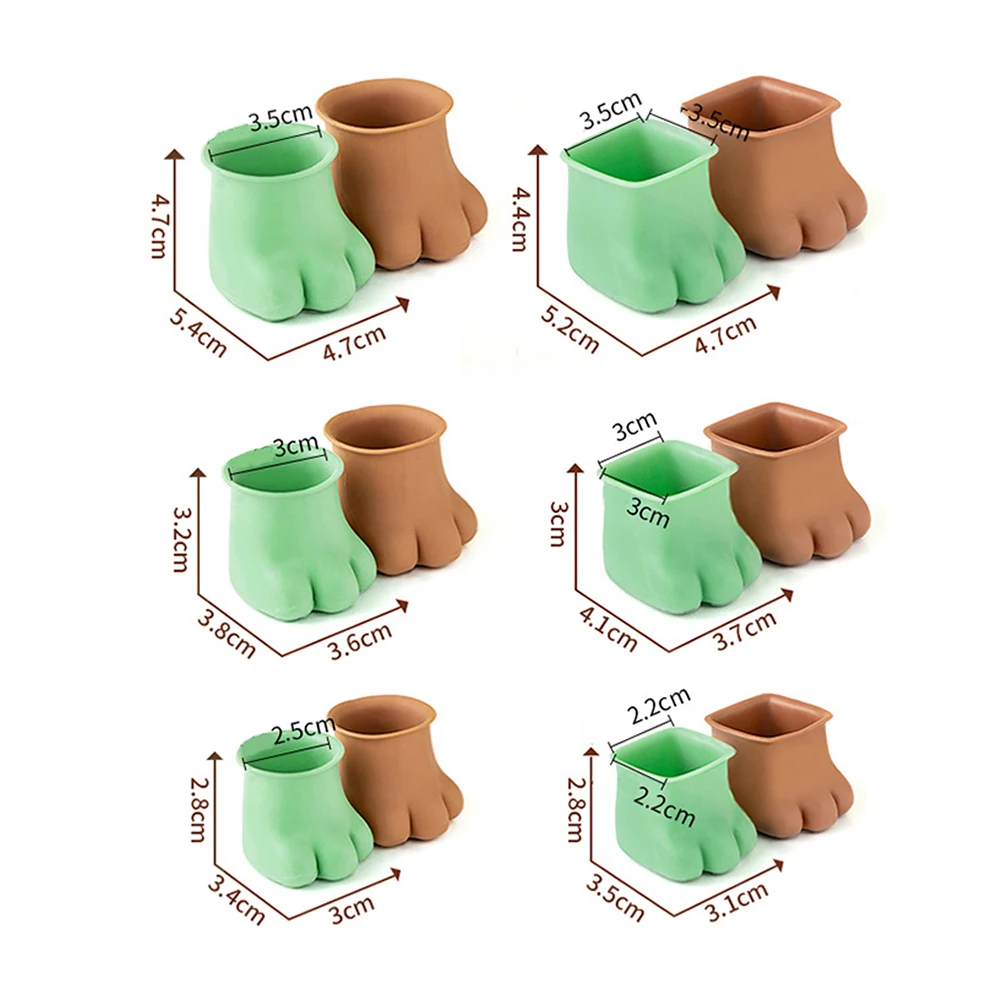 Table And Chair Foot Cover Flexible Silicone Shockproof Stool Leg Chair Pad Furniture Guard Cute Paw Stool Leg Mat Lbshipping