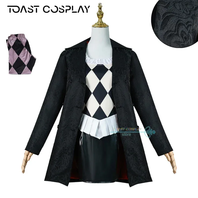 

Anime Joker 2 Joker Cosplay Costume Halloween Costume Clown Joker Cosplay Black Suit Party Suits