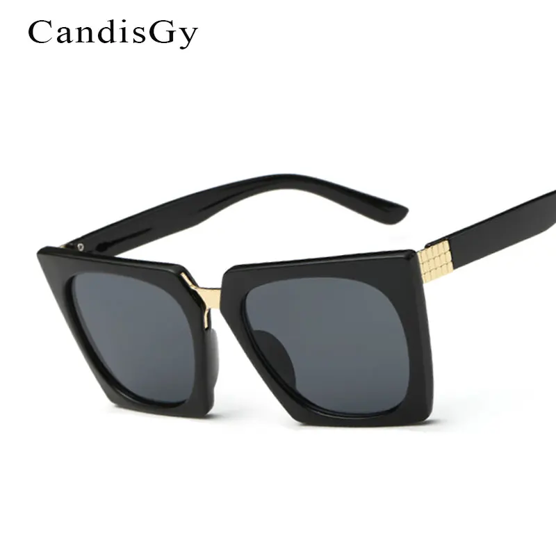 

Hipster Square Sunglasses Women Men Mirror 2023 New Brand Designer Lady Female Cool Sun glasses UV400