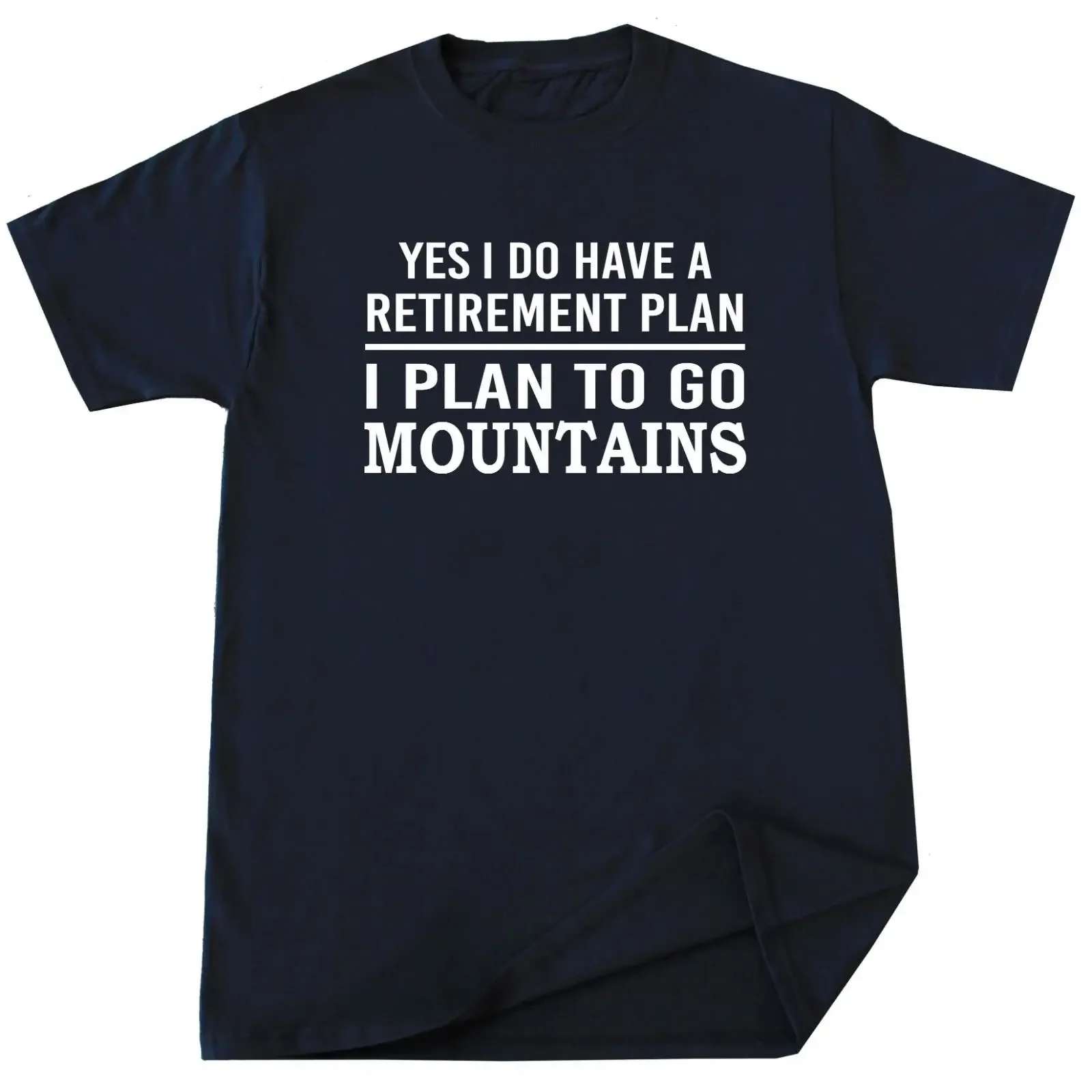 Mountains T shirt Outdoor Adventures Hiking Explore Funny Retirement Plan vintage Washed Stylish streetwear Breathable