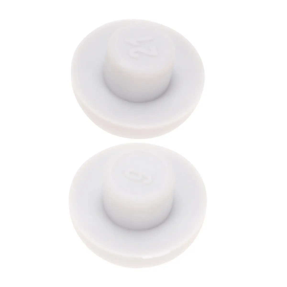 2Pcs Toilet Seat Cover Bumper Premium Plastic Buffering Pad Universal Spacer Antislip Gasket Sanitary Toilet Accessory