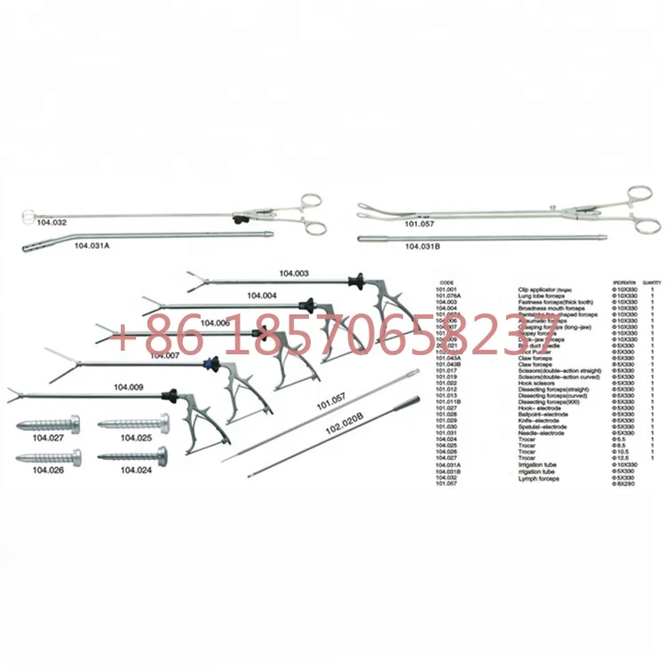 Reusable Stainless Steel Thoracoscopic Surgical Instrument