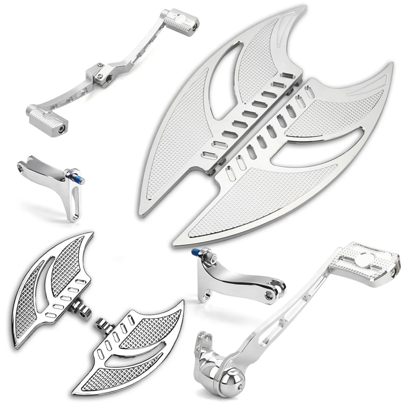 Driver Floorboards Brake Lever Toe Heel Shifter Levers for Street Glide  Touring Electra Glide Flht 2008-2024