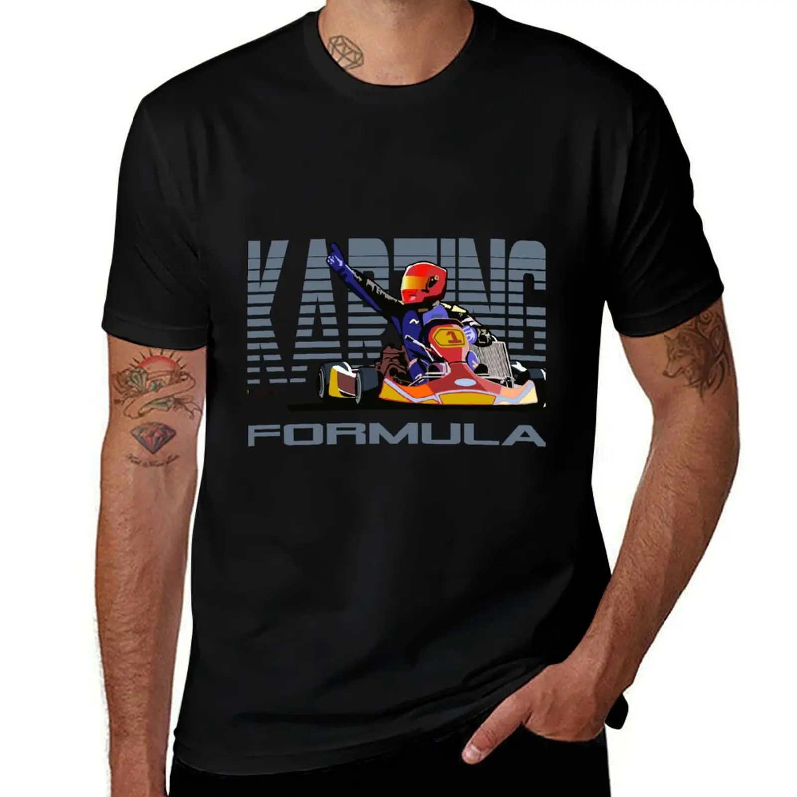 

Karting T-Shirt man t shirts cotton printed t shirts for man t shirt men 100% cotton luxury brand T-shirt