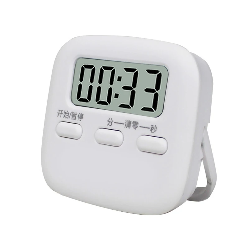 Back Bracket Design Electronic Timer Compact and Sinple Design Electronic Timer for Home Kitchen Bathroom Office