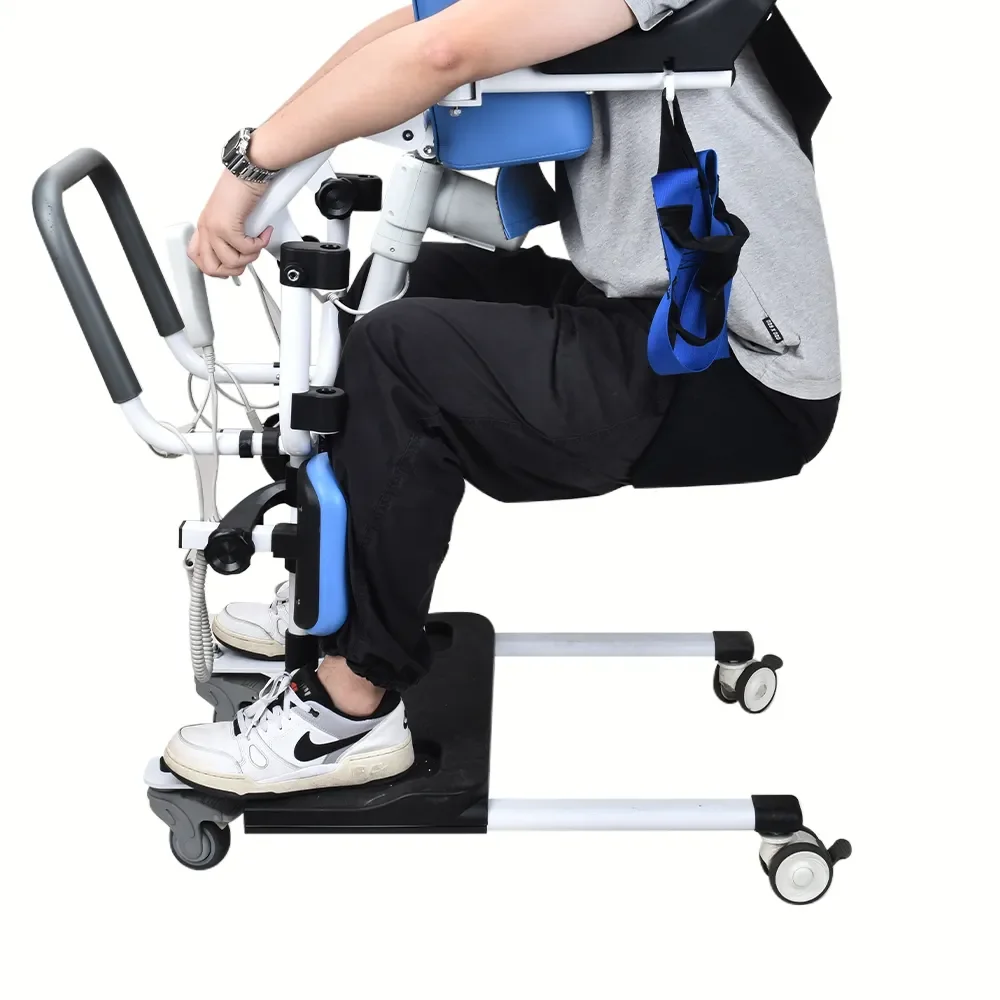 

Hospital Patient Rehabilitation Equipment Electric Height Adjust Manual Wheelchair For Paralytic Home Nurse Lift Chair