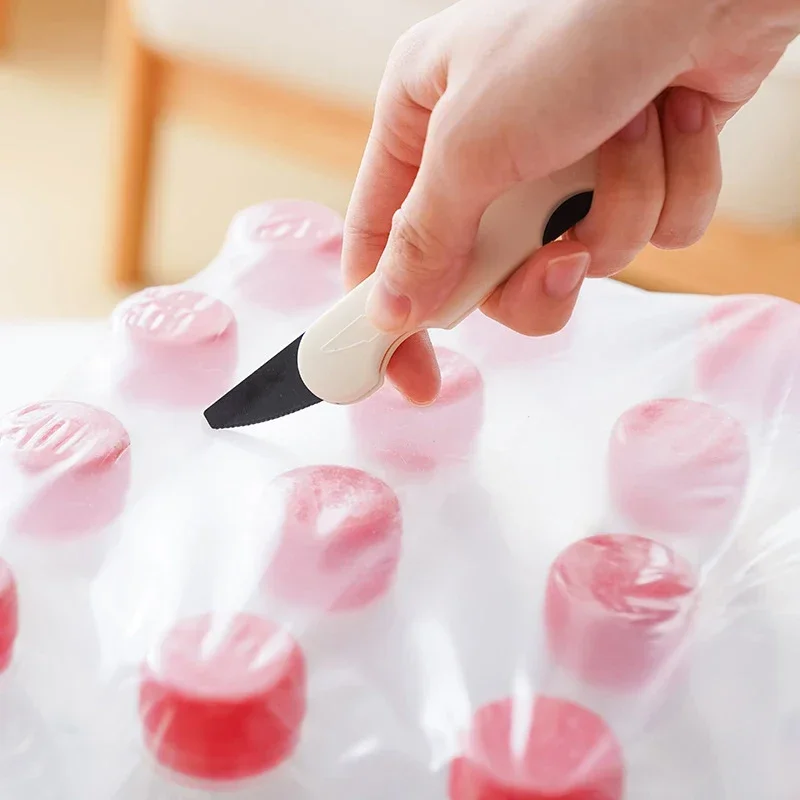 Mini Double-headed Unpacking Knife, Express Package Unpacking Special Knife Multi-function Sickle Type