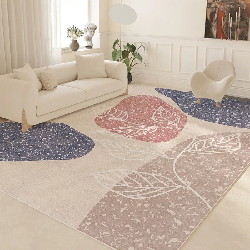 Nordic Instagram Popular Living Room Carpet Girl Dormitory Atmosphere Rug Abstract Line Floor Mat for Homestays Home Decoration