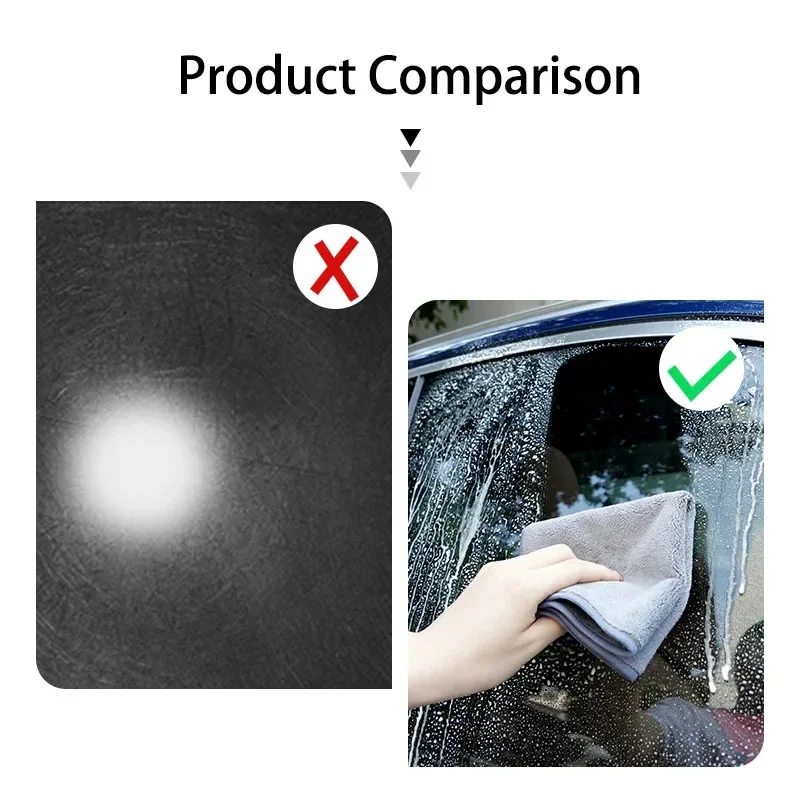 1Pcs Suede Fleece Microfiber Towel Car Styling Cleaning Rag Cloth For Ford Fiesta EcoSport Ranger Mondeo Mustang FOCUS 2 3 4