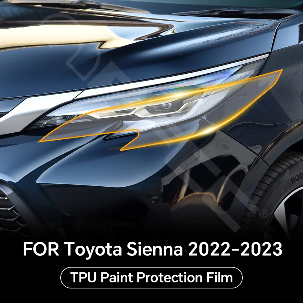 

Headlight Rearview Door Side Anti-scratch TPU Protection Film For Toyota Sienna 2022-2024 Pre-cut PPF Clear Bra Resistant Cover
