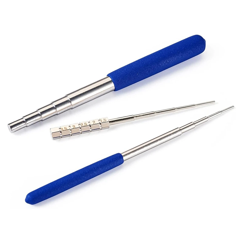 أفضل العروض 3 قطعة لفائف تهزهز سلك حلقات لف قضيب خطوة مانديل عصا الانتقال الدائري تشكيل أداة لصنع المجوهرات التفاف 1.5-10 مللي متر