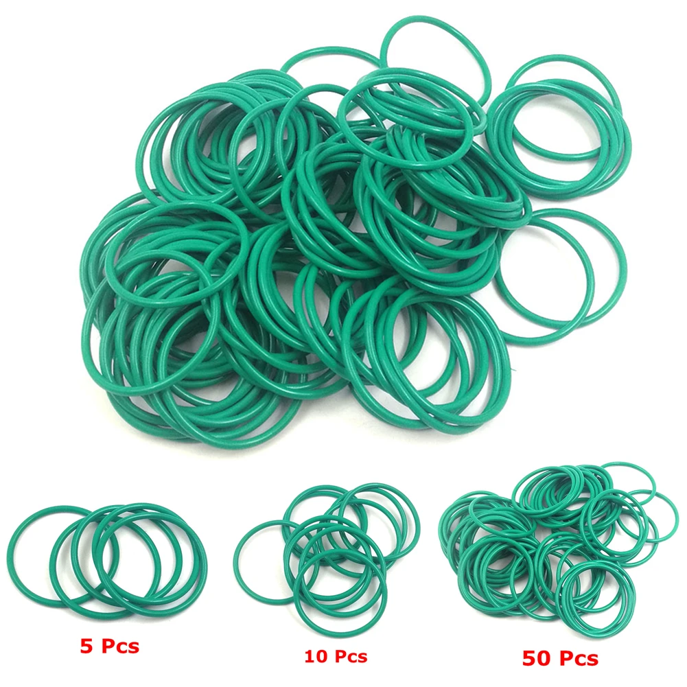 For KTM SX/EXC/XC/XC-W 200 250 300 380 44mm Diameter/3mm Thickness Green FKM Acid and Alkali Oil Resistant O-Rings Seal FPM