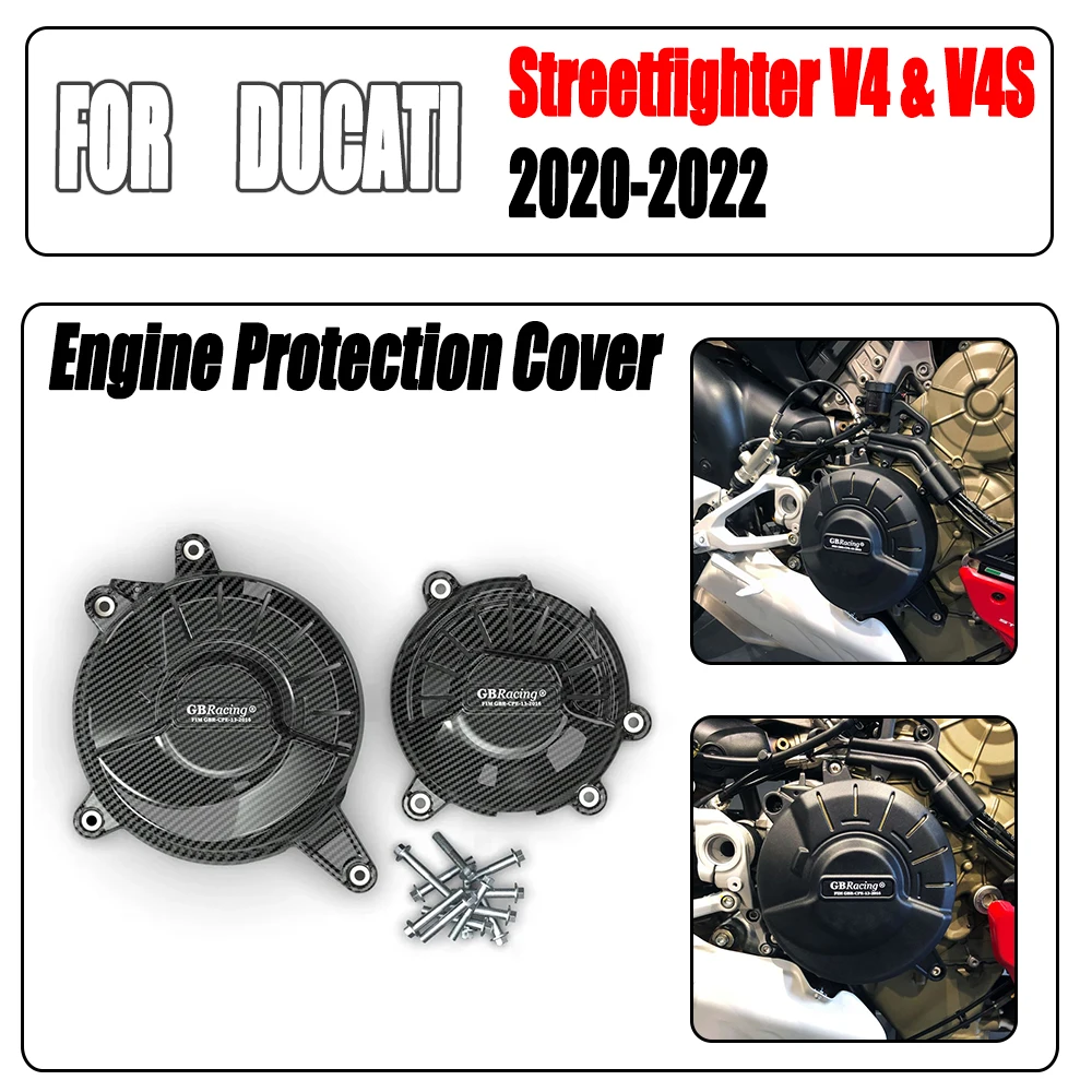 Streetfighter V4 & V4S 2020-2022 For DUCATI Motorcycles Engine cover Protection case For GB Racing