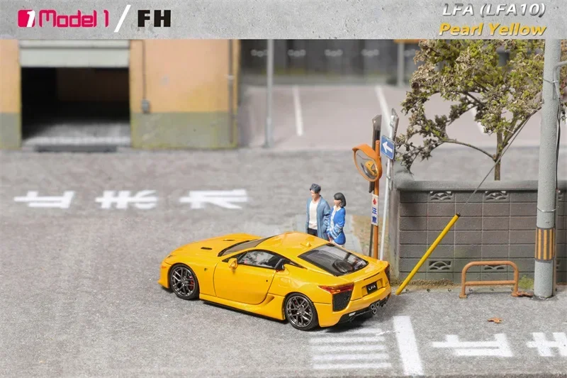 Focal Horizon FH x Model One 1:64 LFA Pearl Yellow Limited999 Diecast Model Car