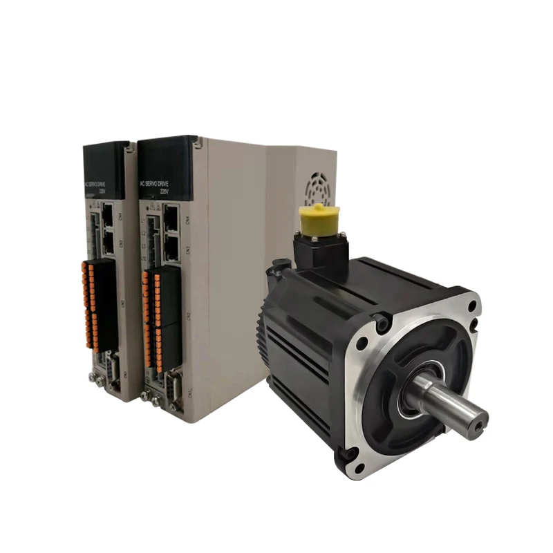 Siheng Motor Factory's CE Quality 1.3KW AC Servo Motor 1500RPM 220Vac Driver 17bit Absolute Encoder Single-Phase 3phase 130mm