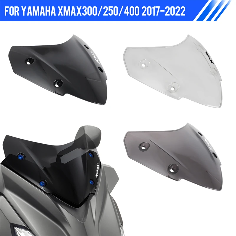 Motorcycle Sports Windshield Windscreen Wind Deflectors For YAMAHA XMAX300 XMAX250 XMAX 250 300 400 2017-2022 2018 2019 2020