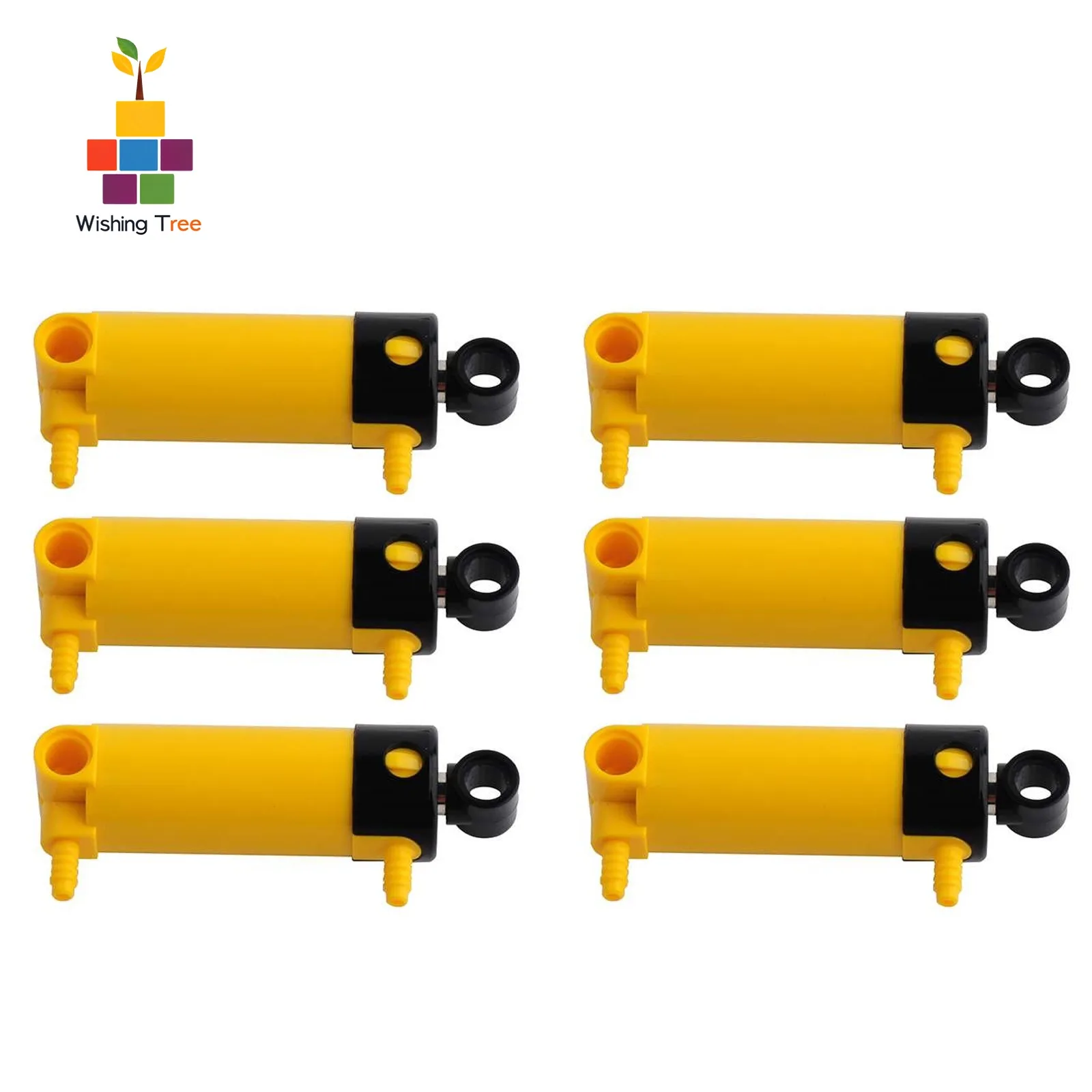 MOC Bricks 7L Atmospheric Piston Technical Parts Set | -Compatible Car Building Kit with Power Functions (1/3/6pcs Pack)