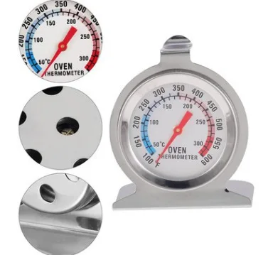 Oven Thermometer Universal Gauge Microwave Cooker Stainless Steel Household Good Kitchen Cooker Baking Supplies Bbq Thermometer