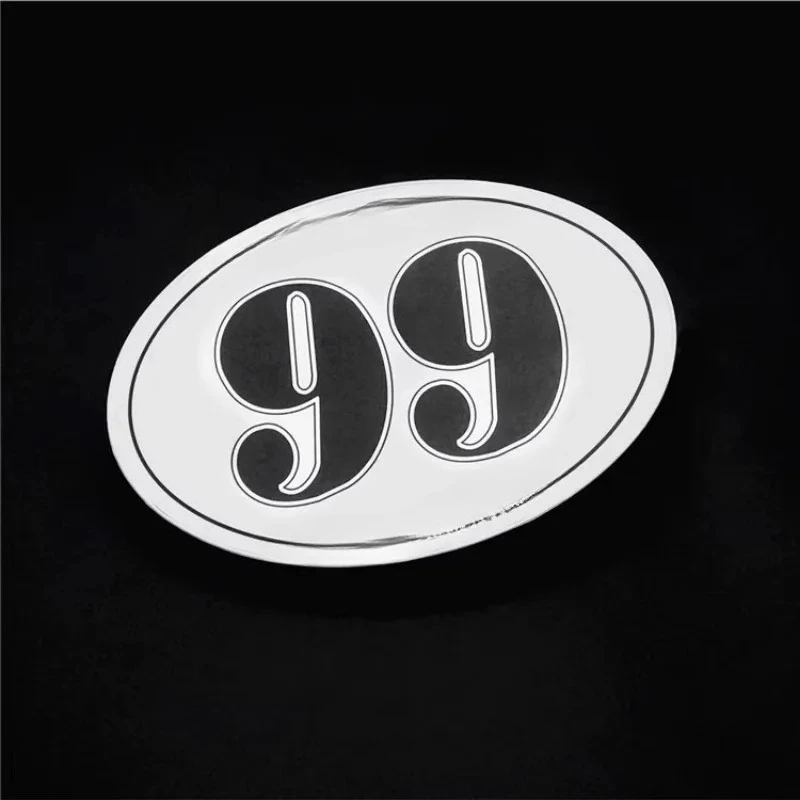 Suitable for Retro Motorcycle Modified Decorative Number Plate
