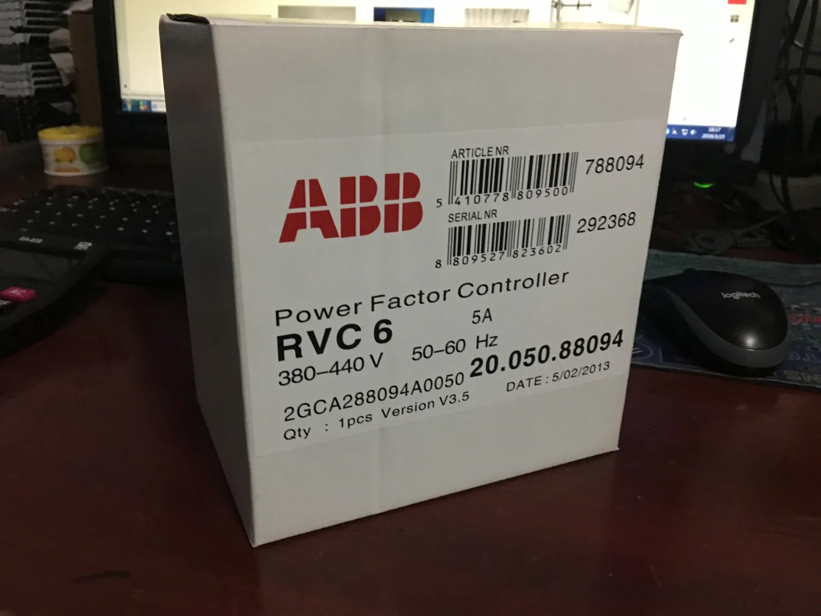 New Original Genuine ABB RVC Series Power Factor Controller; RVC-6