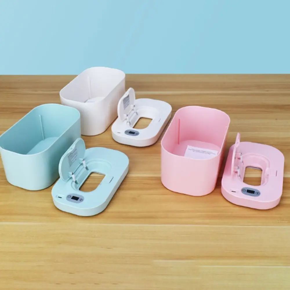 Plastic Wet Wipe Warmer Durable Constant Temperature Large Capacity Wet Tissue Heating Box USB Powered Wipes Heater Baby