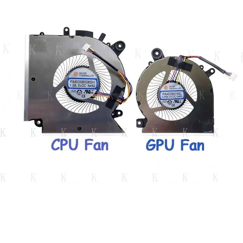 

C GPU + вентилятор процессора и инструмент для MSI GF66 GL66 MS-1581 GL76 GF76 MS-17L1 PAAD06015SL DC5V