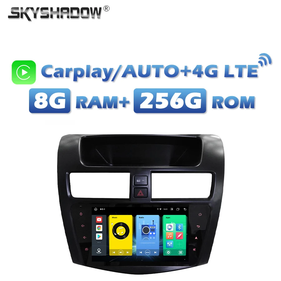 720P 4G SIM مشغل DVD للسيارة DSP IPS Carplay Auto Android 13.0 8G + 256G GPS MAP RDS راديو واي فاي بلوتوث لمازدا BT50 2013-2018