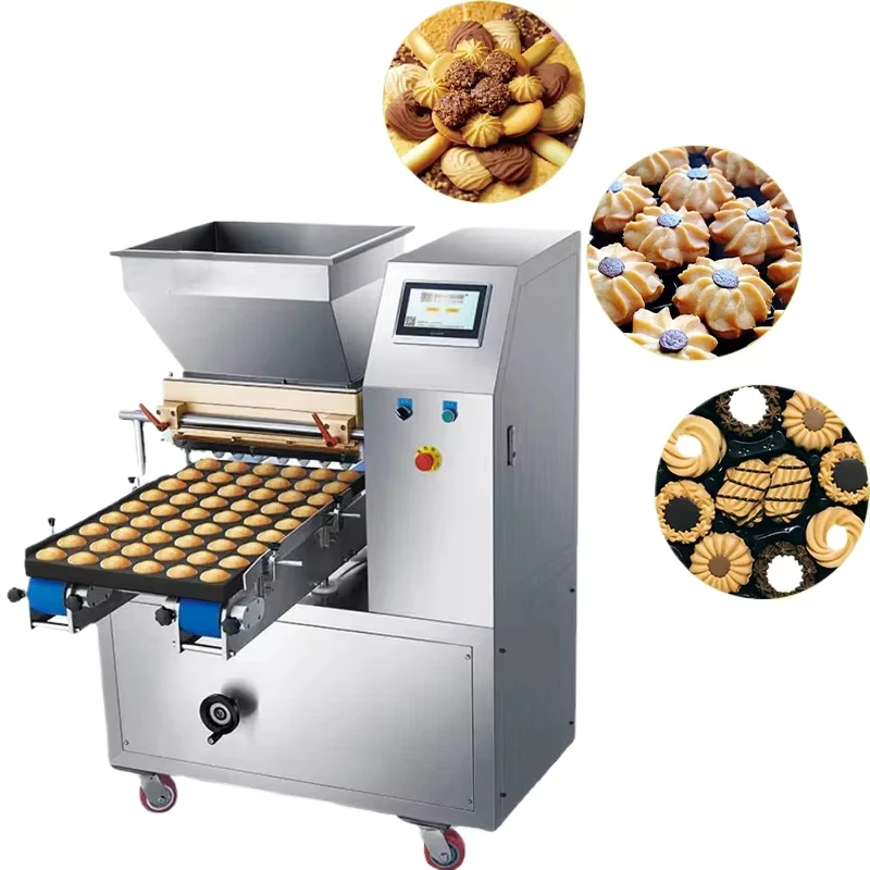 Bakery Automatic Cookie Machine for Nuts Flour Biscuit Production High Efficiency Durable Custom