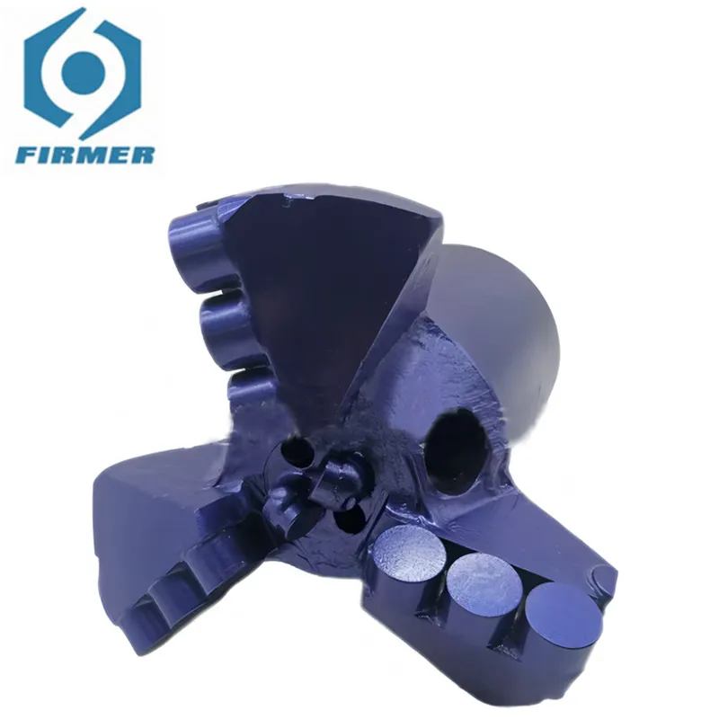 65mm-300mm Water Well Drilling Drag Bit PDC Bit Drill Three Blades Mining Machinery Diamond Composite Sheet PDC