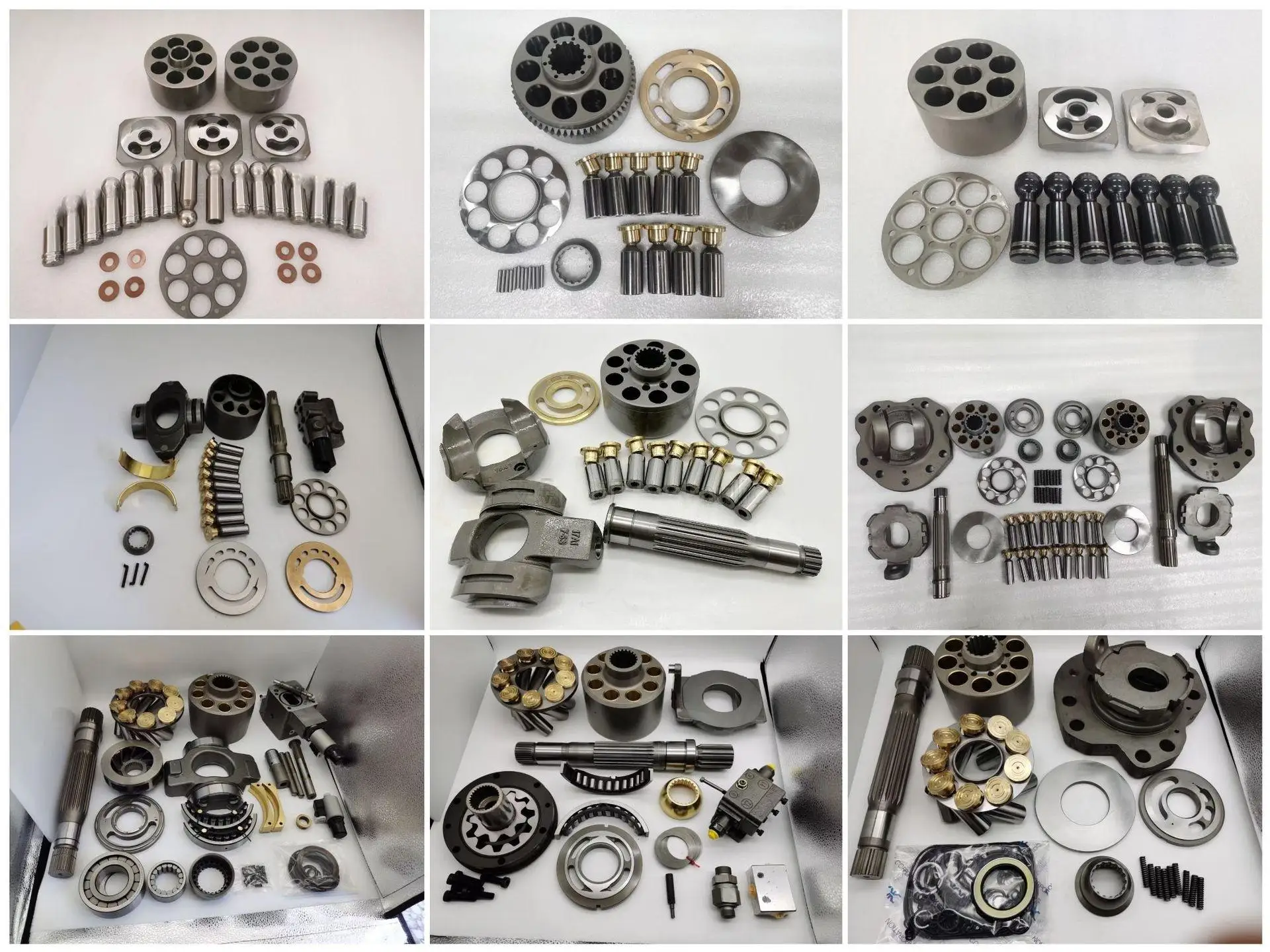 HUADEYEYA Hydraulic Plunger Pump Repair Kit with Cylinder Oil Distribution Plate Accessories