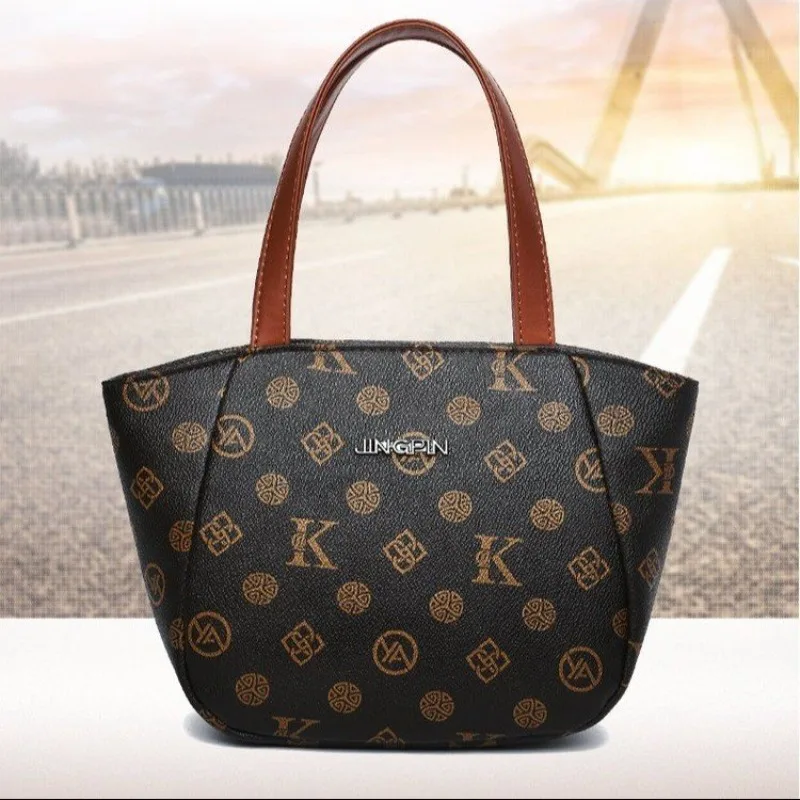 Elegant Luxury Designer Leather Handbag Women Tote Shoulder Crossbody Bag Purse Classic Vintage Commuter Diaper Bag