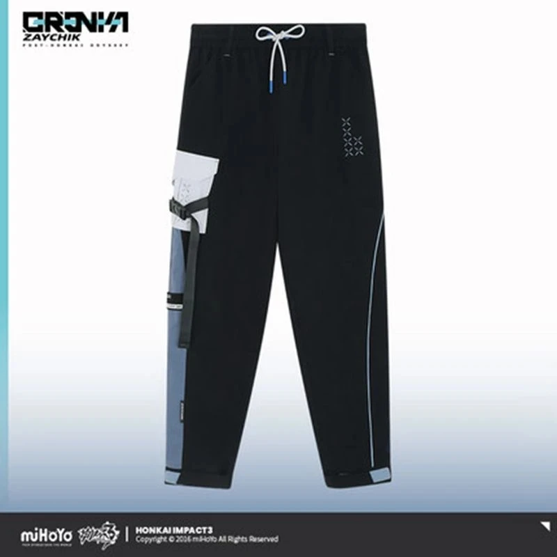 

[Genuine] Game Honkai Impact 3 BRONYA ZAYCHIK Silverwing: N-EX Themed Cargo Pants Unisex Anime Game Cosplay Props Costume Kids