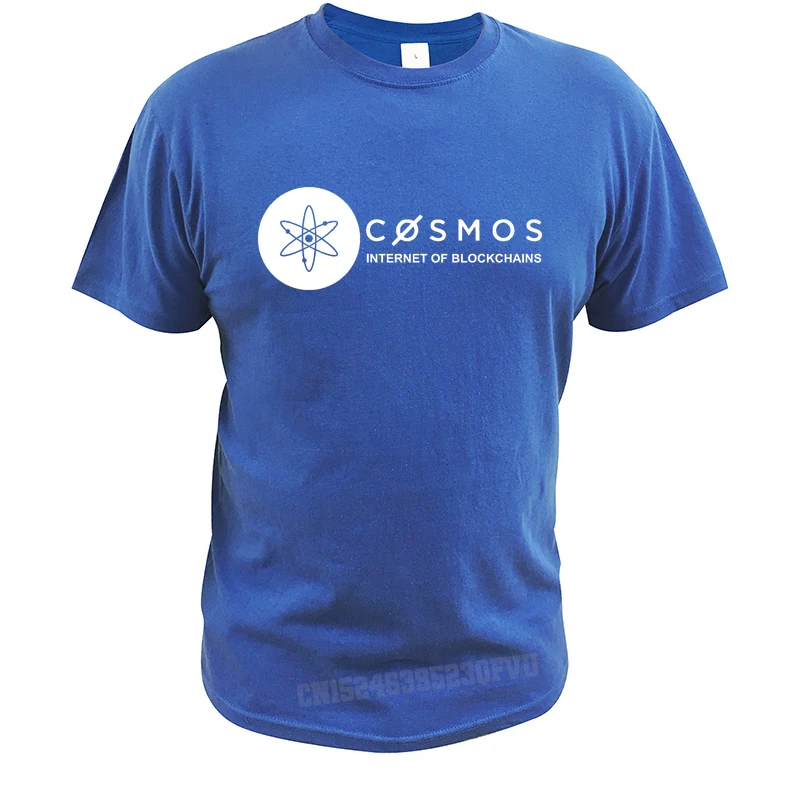 Cosmos Coin Internet Of Blockchain Tshirts Men Women ATOM Cryptocurrency MEO Male Fashion Tee Funny Cotton Men Clothing