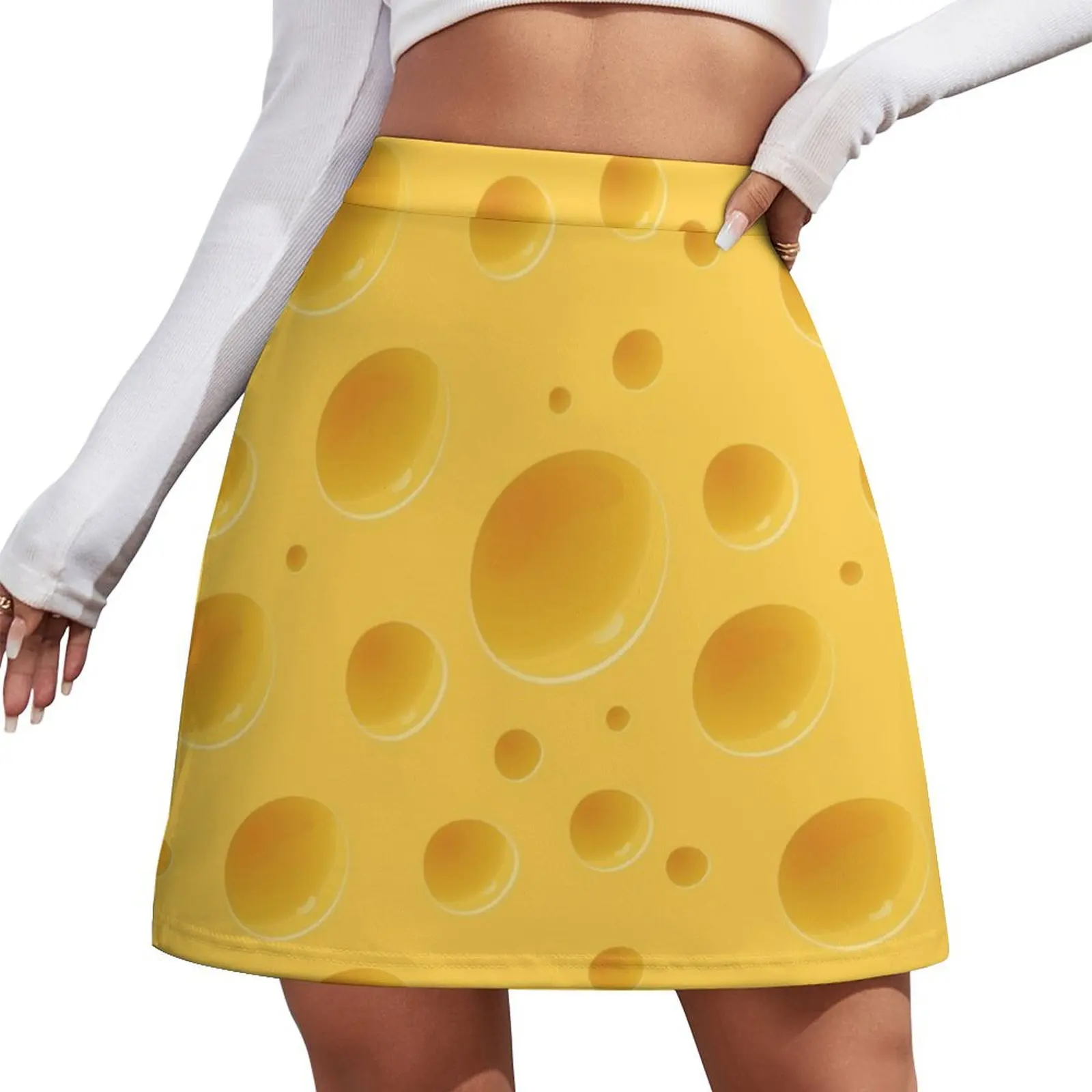 

It's Cheese! Mini Skirt short skirt for women Women's clothing 90s aesthetic Skort for women