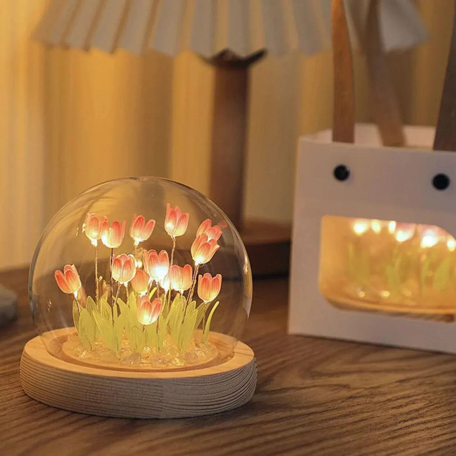 

New Create a Cozy Atmosphere with this Romantic DIY Tulip Night Light Kit - Battery Powered Decorative Light for Holiday Office