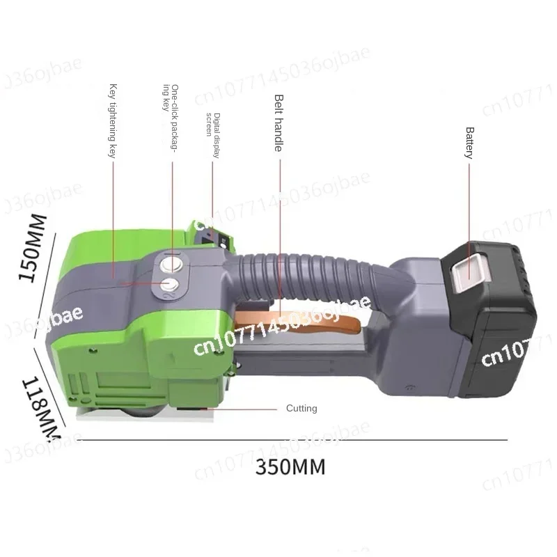 Portable B-16 New Pet/polypropylene Hot Melt Strapping Machine with Portable Packaging Tools,Portable Electric Strapping Machine