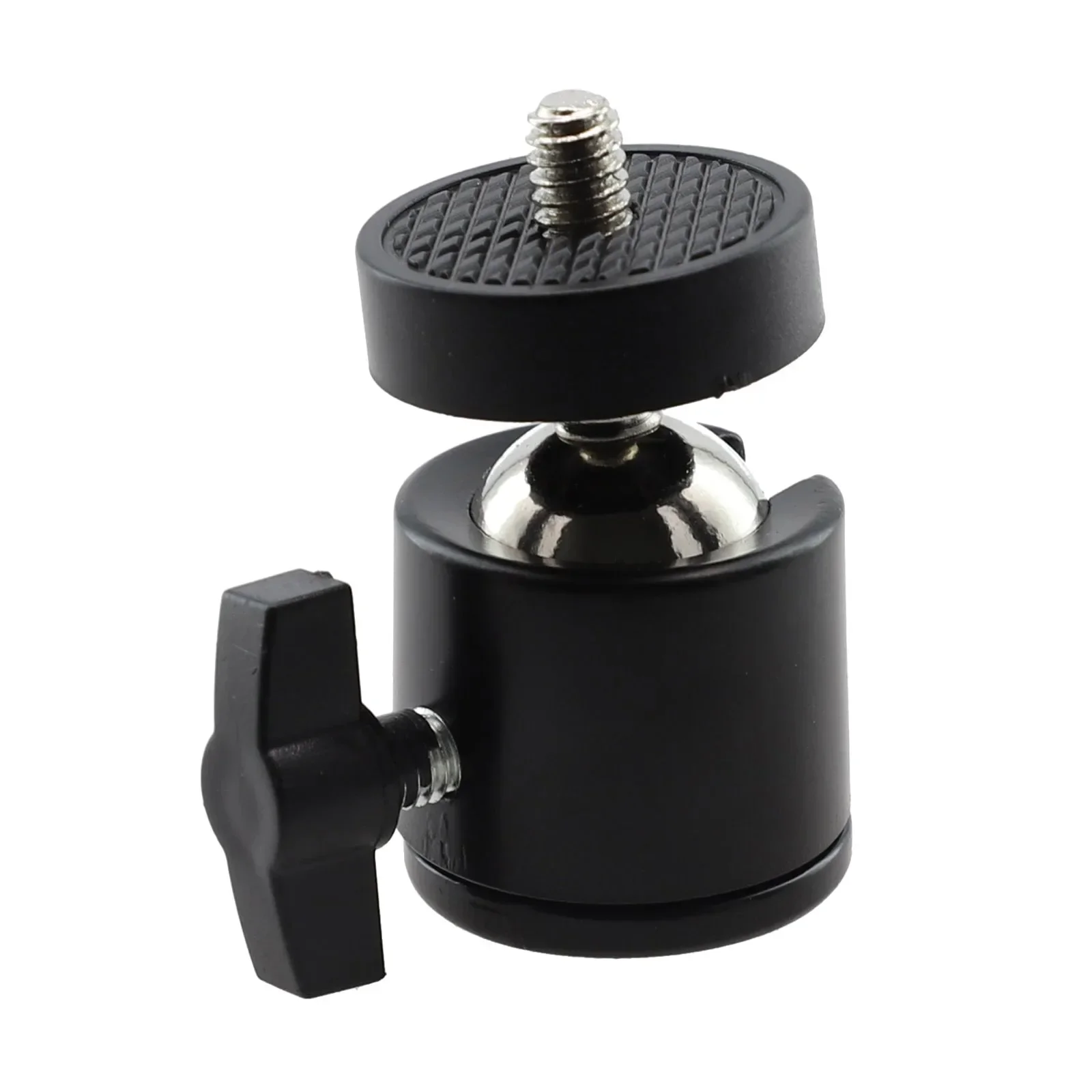 1 Pcs High Quality Ball Head Adapter Angle Adjustment 360 Swivel 1/4 3/8 Screw For DSLR Camera Mic Stand Photo Accessories