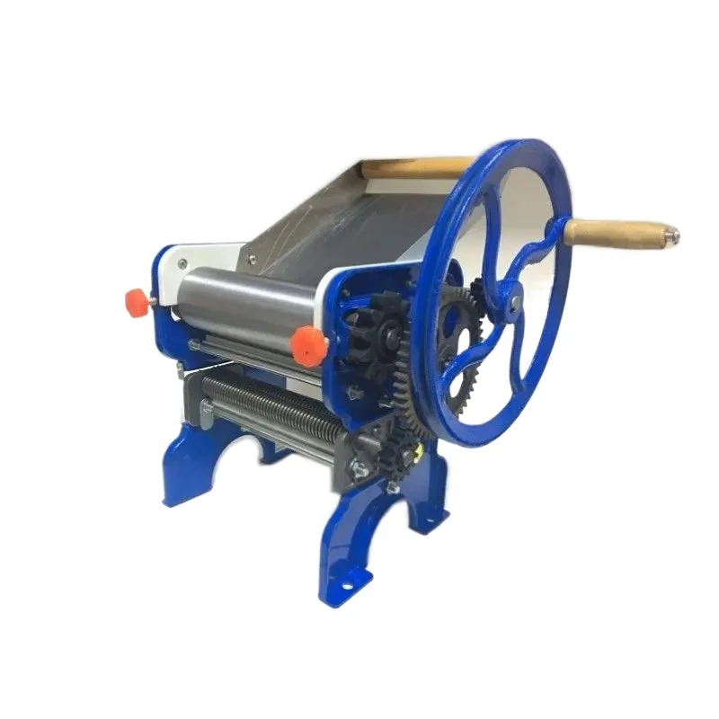 Hand crank press 180-4 double knife manual noodle mill rolling machine chaotic leather