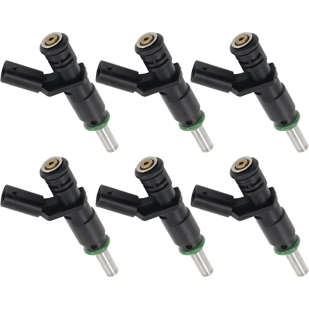 6pcs Fuel Spray Nozzle 68011710AA for Mercedes-Benz C350 E350 SLK350 V6 3.5L Engine A2720780249 Fuel System Valve Replacement