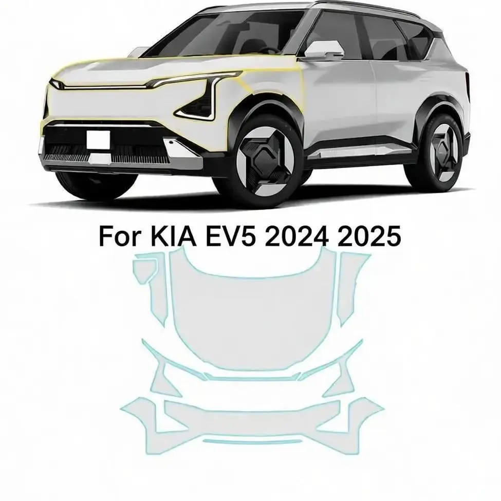 

For KIA EV5 2024 2025 TPU Bumper Hood Pre-cut PPF Matte And Clear Paint Protective Film Custom Anti Scratch Self Healing Shield