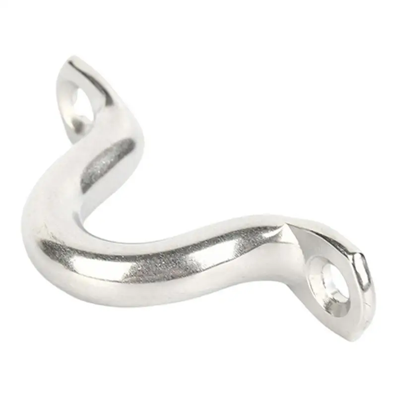 Stainless Steel Back Small Handle Hump Marine Bow Yacht Handle Fixed Door Handle Buckle Silver RV Engines Accessories